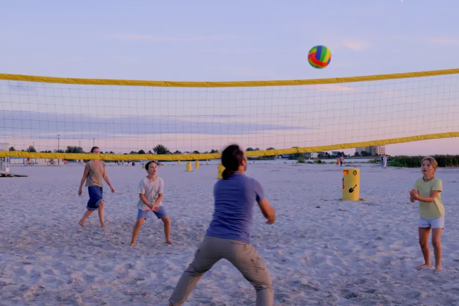 Beachvolleybal strand