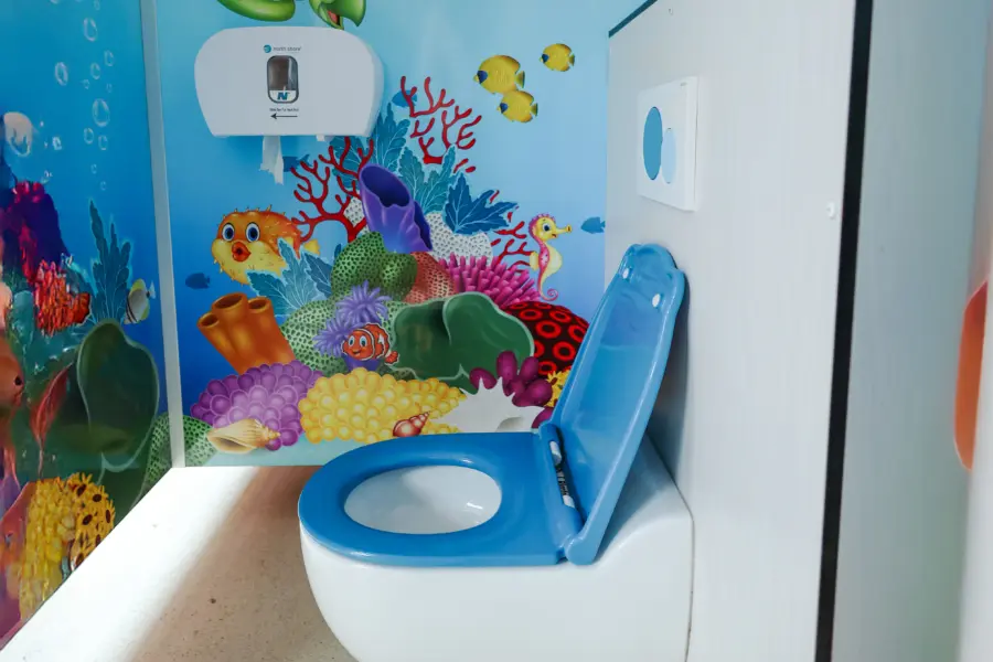 Vergrootte bestand kindetoilet